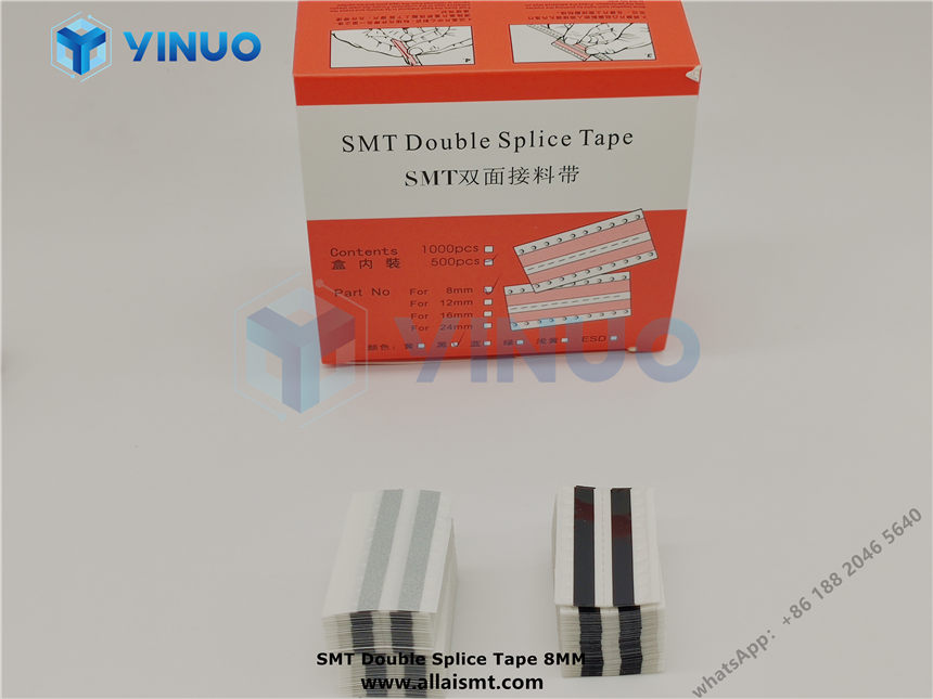 Black ESD SMT Double Splice Tape 8MM
