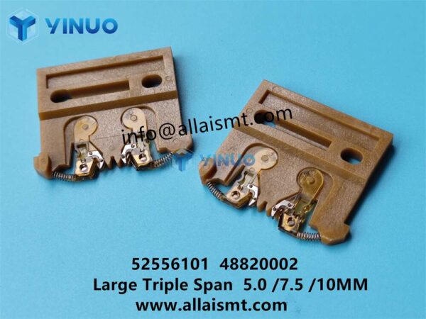 52556101 48820002 Carrier Clip Assembly,Large Triple Span 5.0 7.5 10.0mm