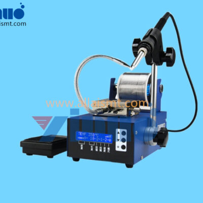 Automatic tin-discharging electric soldering iron, automatic soldering machine, small high-power tin-feeding constant-temperature soldering station, adjustable temperature foot-operated