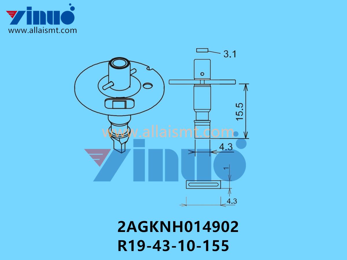 FUJI NXT H04 NOZZLE 2AGKNH014902 R19-43-10-155
